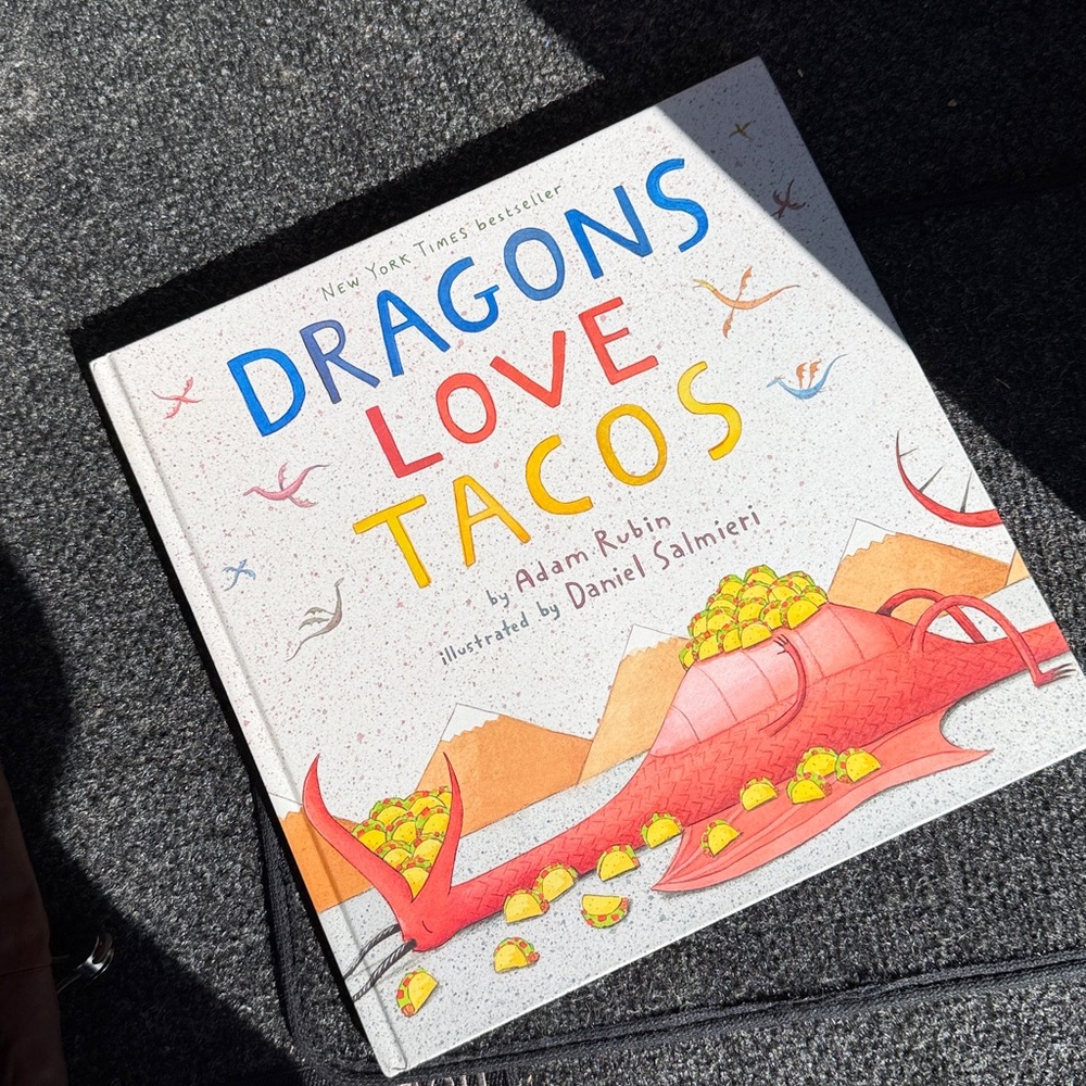 3/$25 🪩 Dragons Love Tacos Hardcover Picture Book | Social Emotional Book